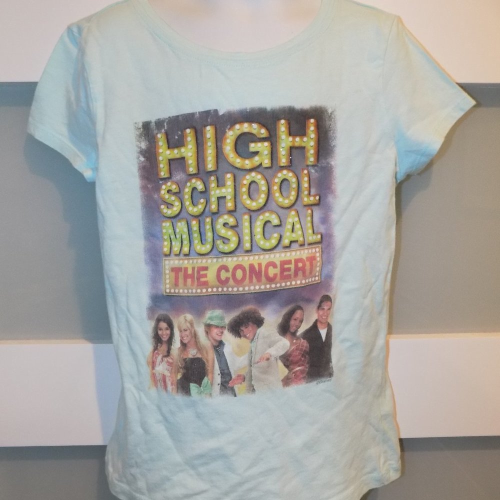 Disney High School Musical The Concert T-Shirt Size 8 Girl's